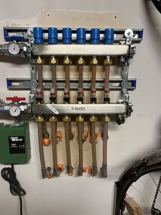 Plumber performing Gas Leak Detection at a residential property in Mount Washington